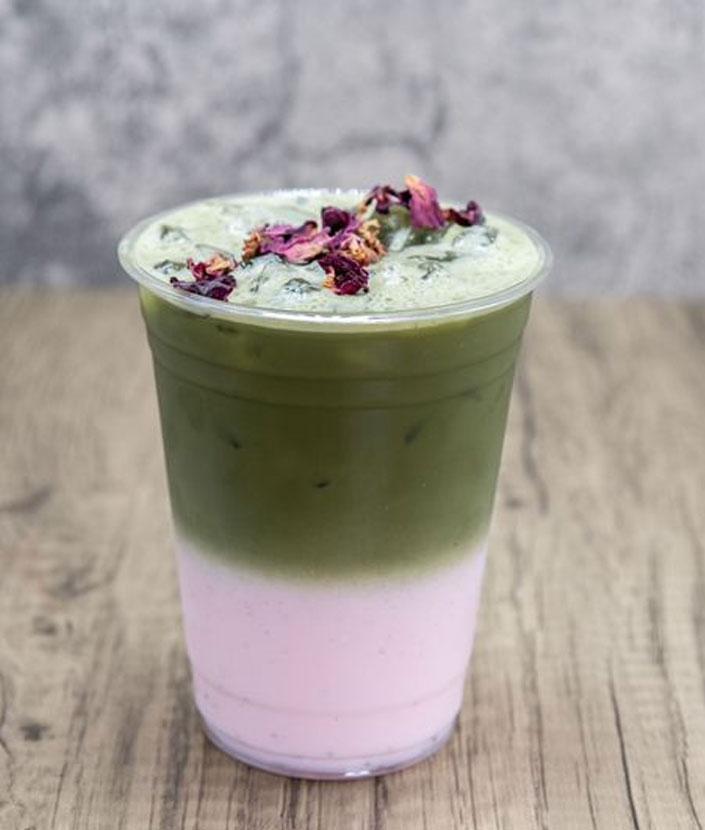 Cherry Matcha Frappe-image